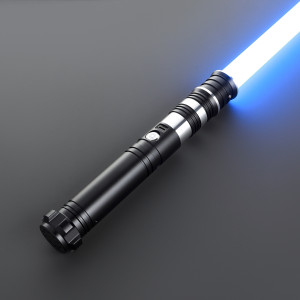 DamienSaber Xeno3.0 Pixel Lichtschwert Sensitive Smooth Swing Light Sabre Force Heavy Dueling Blade Metallgriff mit 34 Sound Fonts