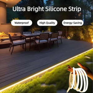 Gyarfas 10M 20M 30M COB Neon Streifen Licht 288LEDs/M Reine Silikon Rohr Wasserdicht Weiche 220V 110V String Lampe Für Garten Villa Hof Pool