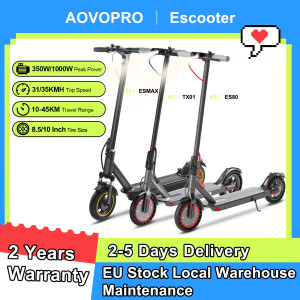 AOVOPRO TX01 Elektrische Scooter NIEUW 2026 350/500/1000W Aandrijfmotor Elektrische Scooter voor Volwassenen 10-45KM Lange Afstand Massieve Band voor
