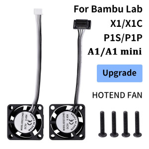 Sirol 2510 Lüfter Für Bambu Lab X1/P1 A1 Hotend Lüfter Mit Kabel Schnelle lüfter Für Bambu X1C P1S P1P A1 A1 Mini 3D Drucker