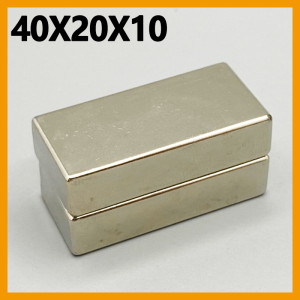 NONE 1/2/5/10/20 Stück 40 x 20 x 10 mm Magnetblock quadratisch für Garage, Werkzeug, Küche, Kühlschrank, Büro, Kühlschrank, 40 x 20 x 10 mm, Zubehör