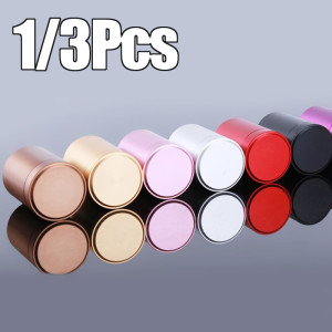 NONE 1/3Pcs Mini Metall Box Edelstahl Tee Kann Kleine Reise Tragbare Behälter Glas Zucker Kaffee Caddy Organizer haushalts Lagerung