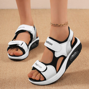 NONE Luftpolster-Sportsandalen für Damen, 2025, Sommer, neue atmungsaktive Stoßdämpfung, modische Strandschuhe, Oberbekleidung, leicht, lässig