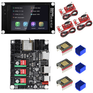 T-Trees Makerbase MKS DLC32 V2.1 32bits Motherboard Offline Controller WIFI TFT Touchscreen TS24/TS35-R Für Laser Gravur Maschine