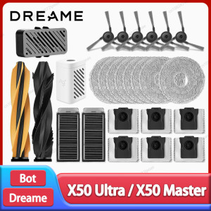 Dreame X50 Ultra / X50 Master / X50 Ultra Complete stofzuigeraccessoires Hoofdzijborstel HEPA-filter Mopdoeken Stofzak Deodorization Module