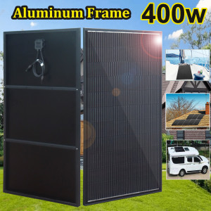 xinpuguang Solarmodul 400W 300W 200W 150W Set mit Aluminiumrahmen, Photovoltaik-Panel, 12V Batterieladegerät für Wohnmobil, Boot, Haus, RV