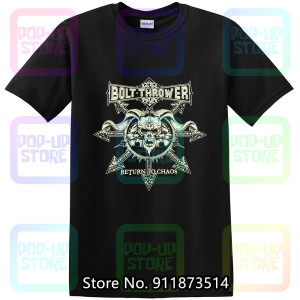 NONE Bolzen Werfer Hemd Rückkehr zu Chaos tour 2013 Death Metal T-shirt warmetal