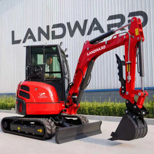 LANDWARD EPA Euro 5 Yanmar motor 2,5 ton minigraafmachine landbouw hydraulische rups minigraafmachine goedkoop op maat gemaakt gratis verzending