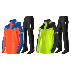NONE Motorrad-Regenanzug, wasserdicht, geteilter Regenmantel, Anzug, Radfahren, Motorradjacke und Hose, leicht, faltbar, winddicht, reflektierend