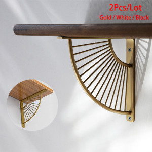 NONE RapDuty-Support d'invite d'étagère en métal, support d'étagère, support d'angle, support mural, vis, trépied, 2 pièces par lot, 6/7 po, 10 po, 12