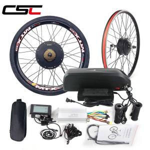 Elektrische fiets Conversie Kit 48V 1000W 1500W e-bike Voor Achter 36V 250W 350W 500W Kit elektrische fiets MTX Wielnaaf motor 36V 250W CSC velg met