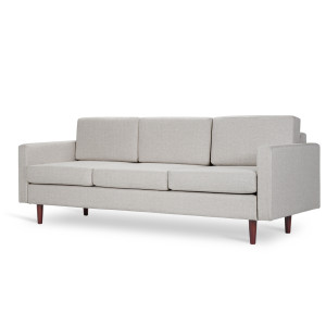Klasyczna trzyosobowa kanapa SOFA LINEA 3 (Kolor: Beżowy)