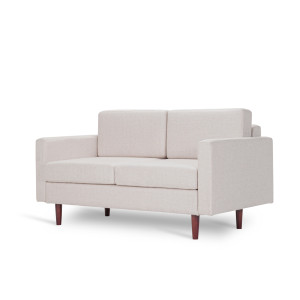 Klasyczna dwuosobowa kanapa SOFA LINEA 2 (Kolor: Złamana biel)