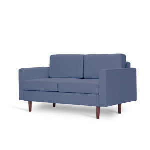 Klasyczna dwuosobowa kanapa SOFA LINEA 2 (Kolor: Niebieski)