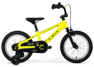 ROWER  M-BIKE QKI KID 16" ŻÓŁTY NEON