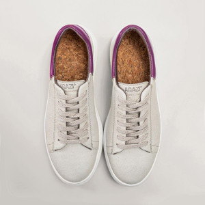 Jabłkowo-kukurydziane sneakersy EMMA – fuksja