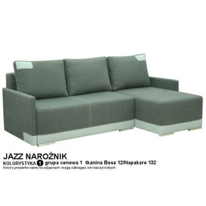 Narożnik JAZZ kolorystyka 1 - boss 12/napa karo 132