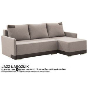 Narożnik JAZZ kolorystyka 2 - boss 4/napa karo 800