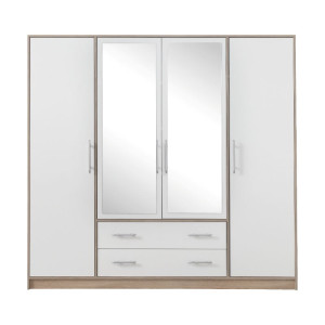 Szafa SMART SRL1 Dąb sonoma + Biały lux