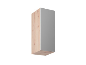 LANGEN - szafka górna G30 - prawa Dąb artisan + Beige Czarny