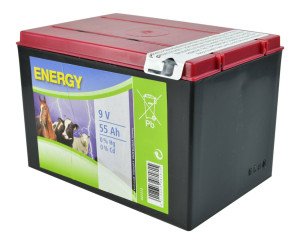 Bateria sucha do pastucha, 9 V, 55 Ah Corral