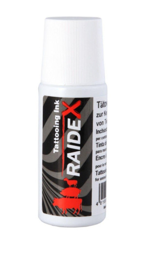 Tusz do tatuowania w kulce Raidex, czarny, roll-on, 65 ml