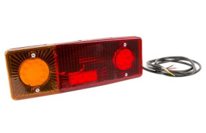 Lampa tylna zespolona LED, lewa, prostokątna, 12/24V Kramp