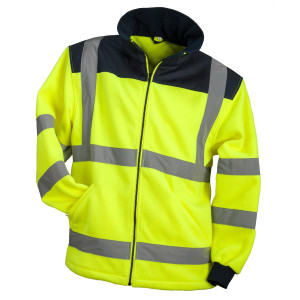 Bluza z polaru ostrzegawcza Fluo URG-HV żółta
