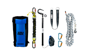 Irudek RK2 RESCUE KIT 50 m zestaw ratowniczy do ewakuacji z tyczką, EN 363, do 140 kg