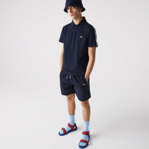 Męska koszulka polo z logo marki z bawełny regular
fit