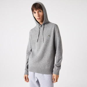 Men's classic fit contrast interior hooded
sweater