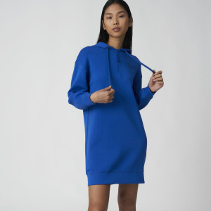 Women's loose fit two-ply piqué dress