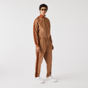 Men's monogram print trackpants