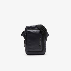 Men’s zipped contrast detail satchel