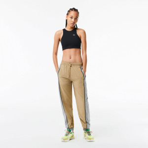 Women’s perforated effect track pants