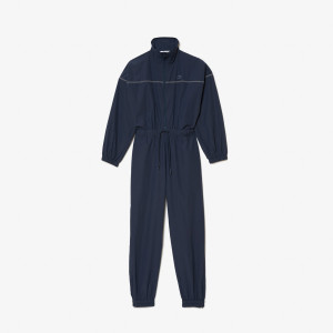 Women’s zipped nylon jumpsuit