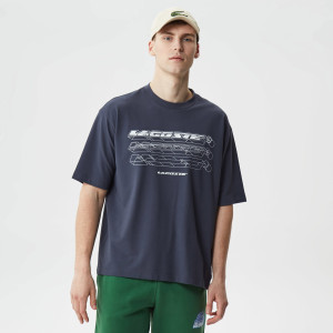 Men’s loose fit organic cotton piqué t-shirt