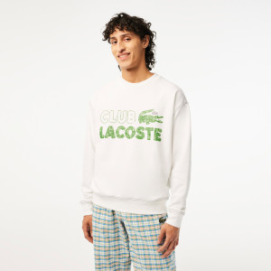Men’s round neck loose fit vintage print
sweatshirt