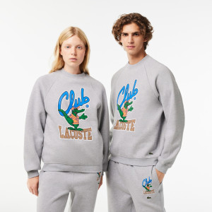 Loose fit raglan sleeve jogger sweatshirt