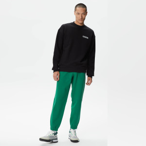 Unisex organic cotton fleece trackpants