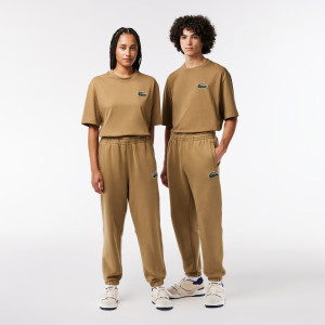 Unisex organic cotton fleece trackpants