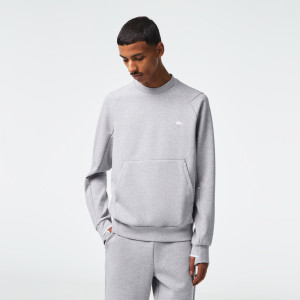 Men’s crew neck kangaroo pocket cotton blend
sweatshirt