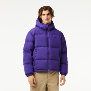 Men's quilted water-repellent short jacket