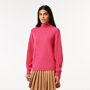 Women's high neck wool sweater