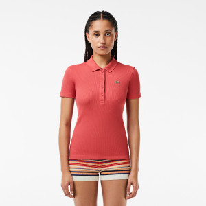Women’s slim fit organic cotton polo shirt