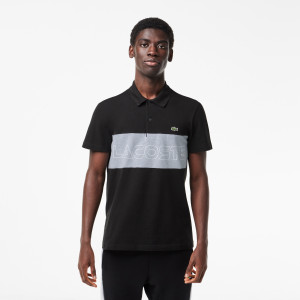 Regular fit stretch piqué colourblock polo
shirt