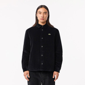 Quilted corduroy overshirt