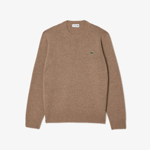 3d knit cashmere crew neck sweater