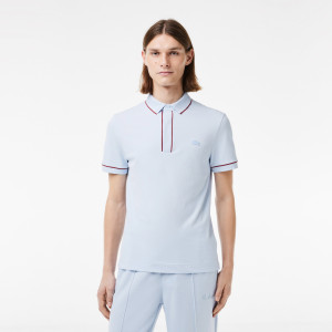 Smart paris stretch cotton contrast trim polo
shirt