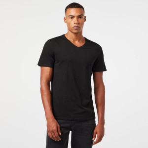Men's slim fit v-neck cotton t-shirt 3-pack